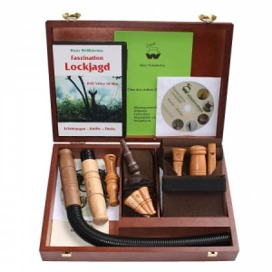 Premium Lockjagdset Holzkassette Weisskirchen